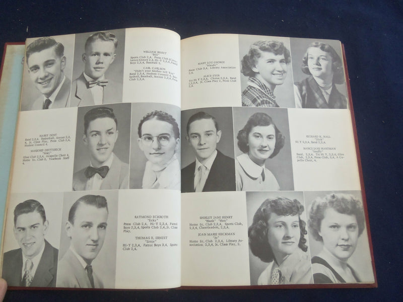 1953 THE BLUE JAY SCOTT TOWNSHIP HIGH SCHOOL YEARBOOK - ESPY, PA - YB 2697