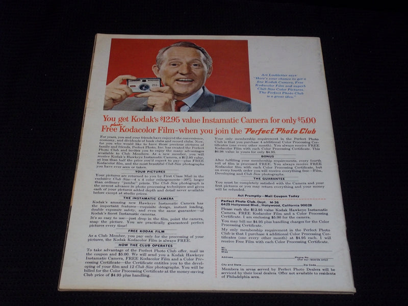 1966 MARCH MOVIES ILLUSTRATED MAGAZINE - LIZ & BURTON FRONT COVER - E 3914