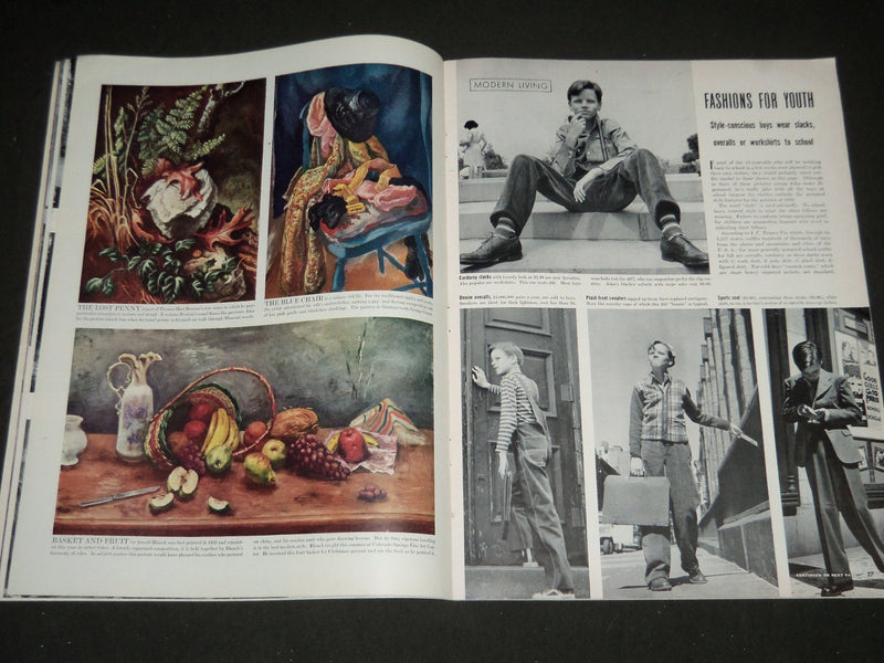1939 AUGUST 28 LIFE MAGAZINE - ALICE MARBLE COVER - L 145