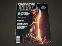 1976 MARCH PROBE THE UNKNOWN MAGAZINE - SALEM WITCH BURNERS - CW 31