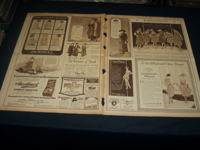1920 FEBRUARY 1 NEW YORK TIMES PICTURE SECTION - FORMAL END WWI - NT 8775