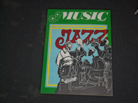 1970 OCTOBER MUSIC JOURNAL MAGAZINE - NICE COVER, ARTICLES, PHOTOS & ADS- CW 808