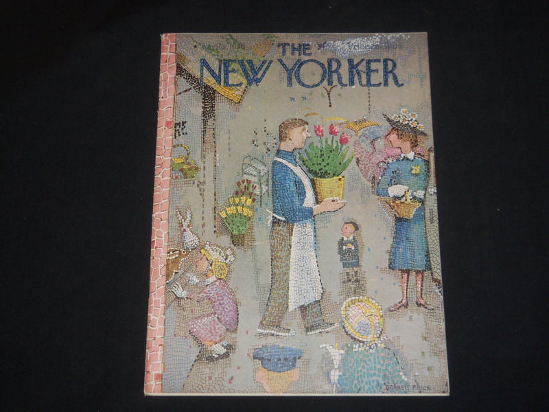 1958 APRIL 5 THE NEW YORKER MAGAZINE - ILLUSTRATED COVER - NY 662