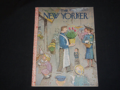 1958 APRIL 5 THE NEW YORKER MAGAZINE - ILLUSTRATED COVER - NY 662
