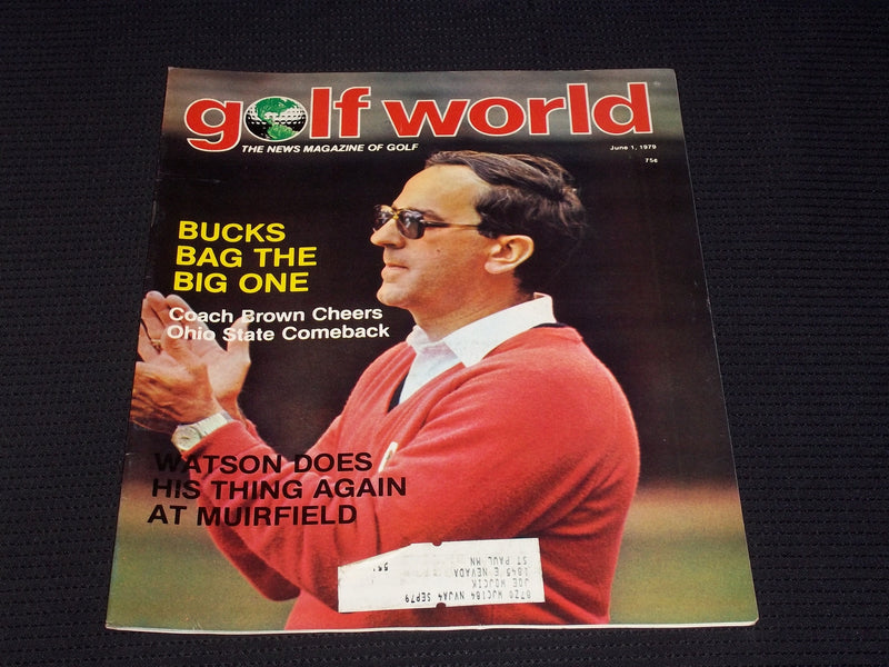 1979 JUNE 1 GOLF WORLD MAGAZINE - OHIO STATE COACH BROWN FRONT COVER - E 6636