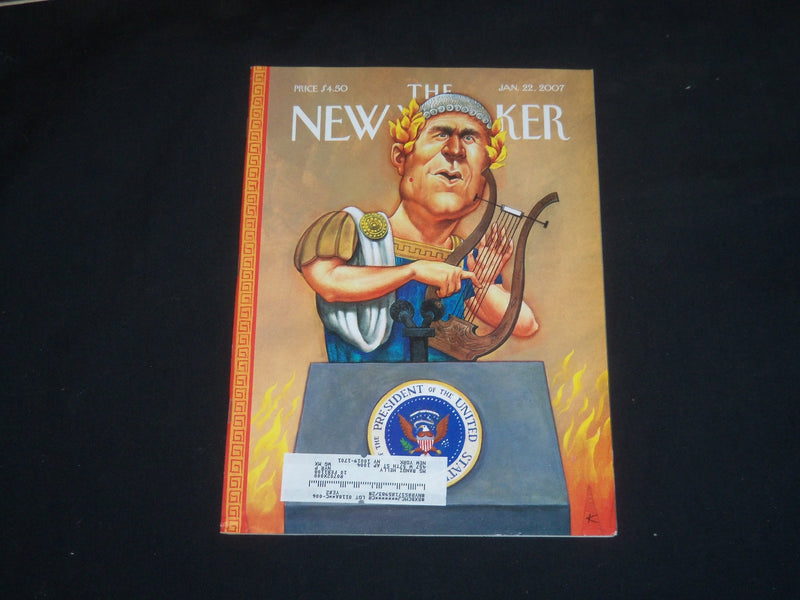 2007 JANUARY 22 THE NEW YORKER MAGAZINE - ILLUSTRATED COVER - NY 2090