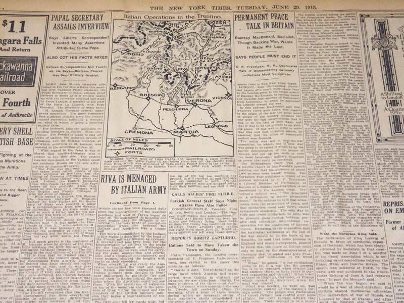 1915 JUNE 29 NEW YORK TIMES - BERLIN MAY EXEMPT CERTIFIED SHIPS - NT 7705