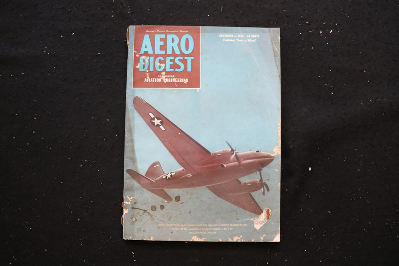 1944 NOV 1 AERO DIGEST MAGAZINE - CURTIS-WRIGHT 