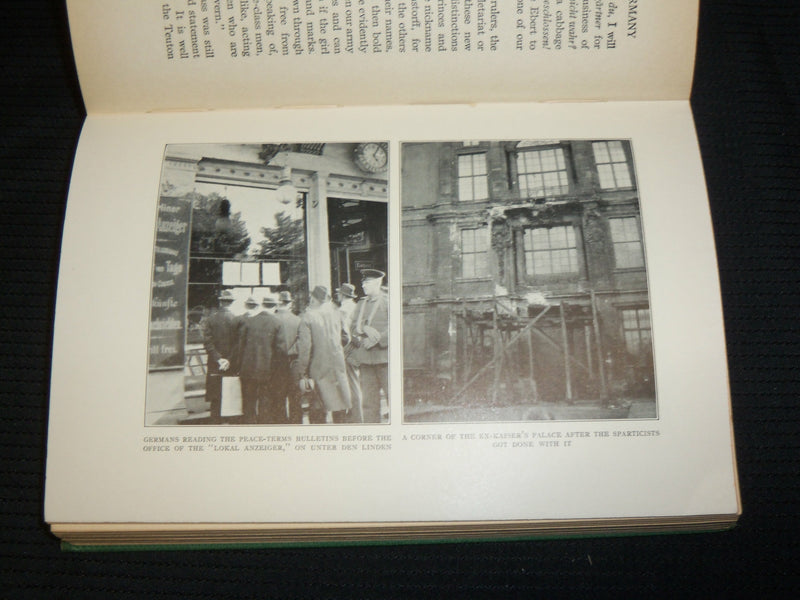 1920 VAGABONDING THROUGH CHANGING GERMANY HARDCOVER BOOK BY FRANCK - KD 7529