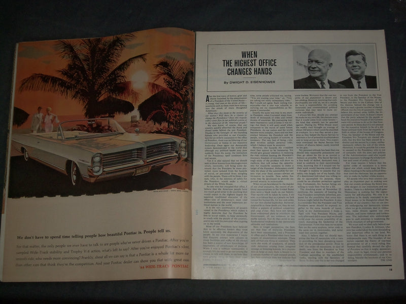 1963 DEC 14 THE SATURDAY EVENING POST MAGAZINE - JFK- NORMAN ROCKWELL - SP 2482L