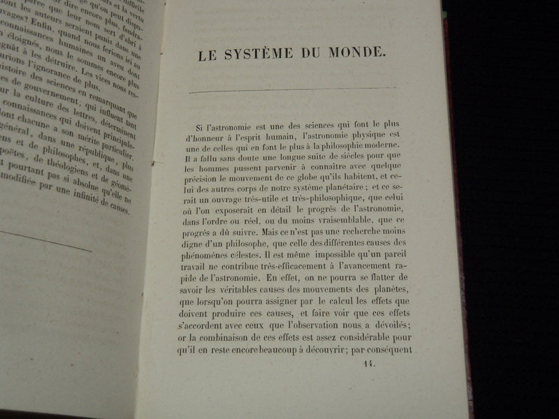 1853 OEUVRES DE D'ALEMBERT HARDCOVER BOOK BY CONDORCET - KD 7706