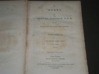 1835 THE WORKS OF SAMUEL JOHNSON IN 2 VOLUMES BY AUTHUR MURPHY - KD 4341