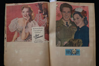 1940'S MOVIE STARS SCRAPBOOK, PACKED - MERLE OBERON - JOAN CRAWFORD - E 24914