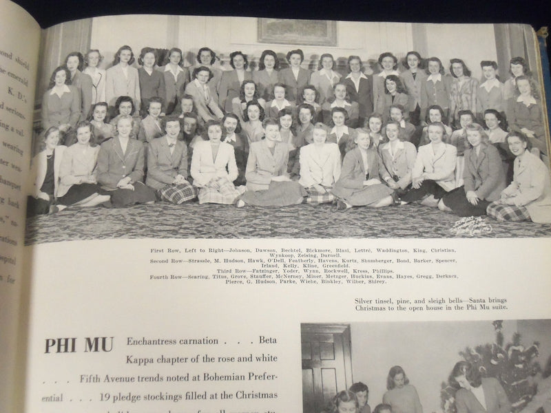 1946 L'AGENDA BUCKNELL UNIVERSITY LEWISBURG PENNSYLVANIA YEARBOOK - YB 126