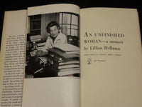 1969 AN UNFINISHED WOMAN HARDCOVER BOOK BY LILLIAN HELLMAN - KD 6587