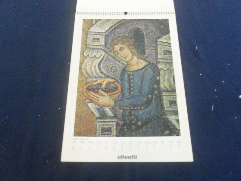 1977 ST. MARK'S MOSAICS - OLIVETTI CALENDAR - GREAT PAINTINGS - ST 2648F
