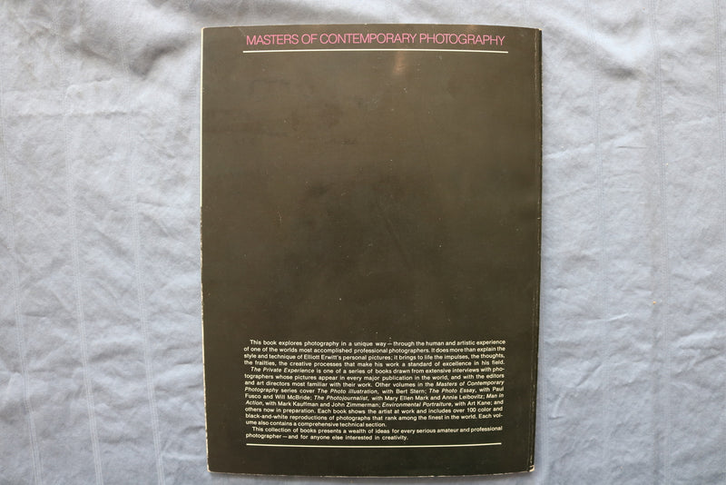 1974 MASTERS OF CONTEMPORARY PHOTOGRAPHY PRIVATE EXPERIENCE MAGAZINE - ST 5510C