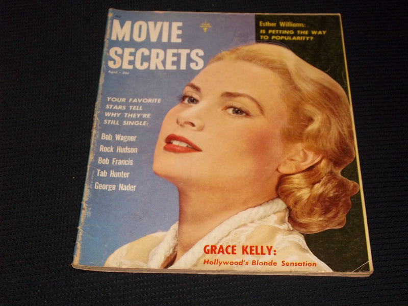 1955 APRIL MOVIE SECRETS MAGAZINE - GRACE KELLY COVER - E 13232