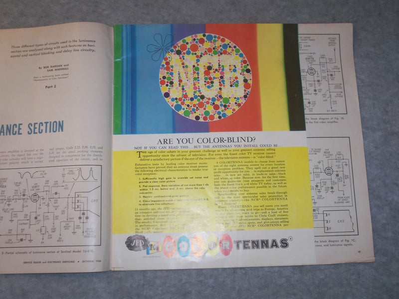 1956-1957 SERVICE DEALER AND ELECTRONIC SERVICING MANUAL - LOT OF 4 - J 6289