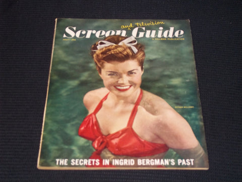 1948 JULY SCREEN GUIDE MAGAZINE - ESTHER WILLIAMS FRONT COVER - E 15384
