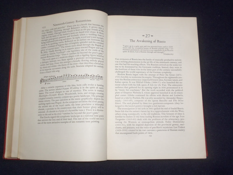 1955 THE ENJOYMENT OF MUSIC HARDCOVER BOOK BY JOSEPH MACHLIS - KD 9147