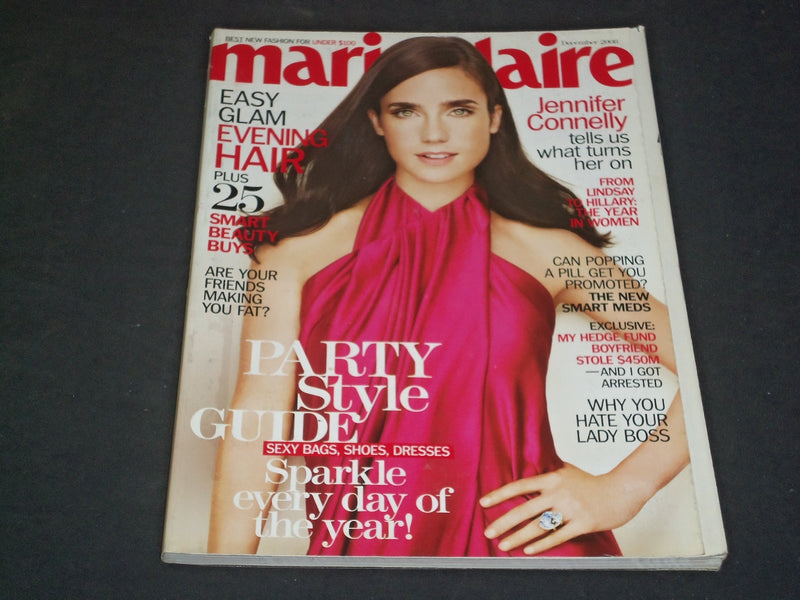 2008 DECEMBER MARIE CLAIRE MAGAZINE - JENNIFER CONNELLY - SP 4653