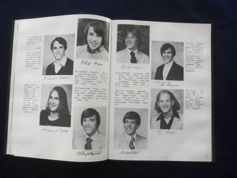 1981 LAKES MOUNTAIN LAKES HIGH SCHOOL YEARBOOK - MOUNTAIN LAKES, NJ - YB 1926U