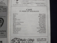 1989 THE DESERT SONG PROGRAM - STAR THEATRE OF FLINT - MANY SIGNATURES - J 9722