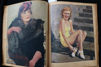1940'S MOVIE STARS SCRAPBOOK - CAROLE LOMBARD - RITA HAYWORTH - E 24880