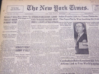 1953 SEPT 14 NEW YORK TIMES - MAYORALTY RIVALS FORECAST PRIMARY VICTORY- NT 4460