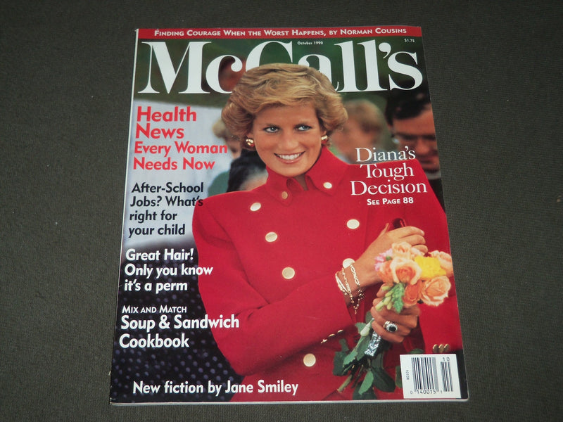 1990 OCTOBER MCCALL'S MAGAZINE - PRINCESS DIANA COVER - B 2978