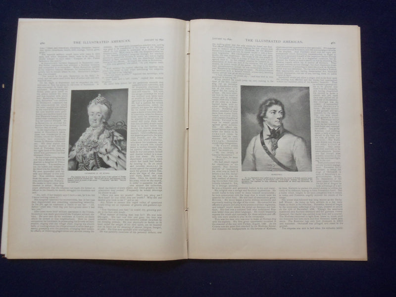 1892 JANUARY 23 THE ILLUSTRATED AMERICAN MAGAZINE - EDWARD HARRIGAN - J 9730