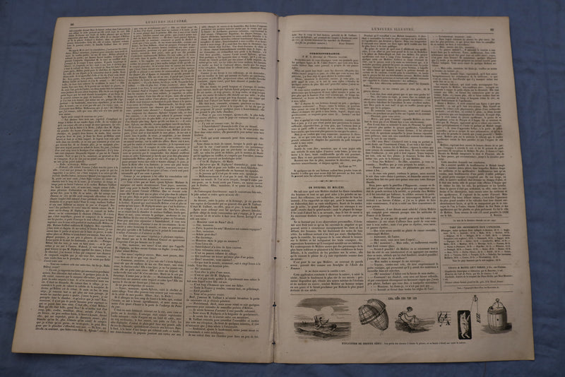 1861 FEB 14 L'UNIVERS ILLUSTRE JOURNAL - LE ROI ET LA REINE - FRENCH - NP 8559