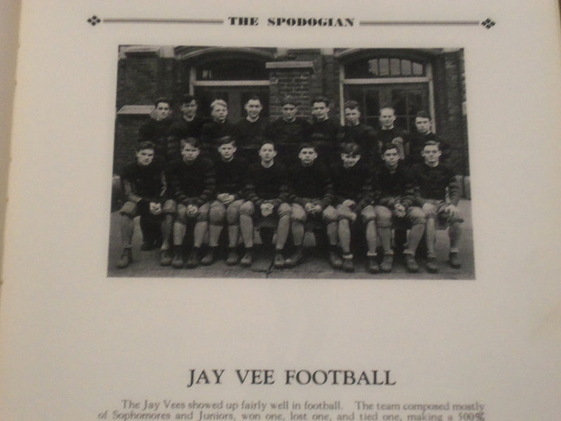 1929 SPODOGIAN ASHLAND HIGH SCHOOL YEARBOOK - ASHLAND OHIO - PHOTOS - YB 519