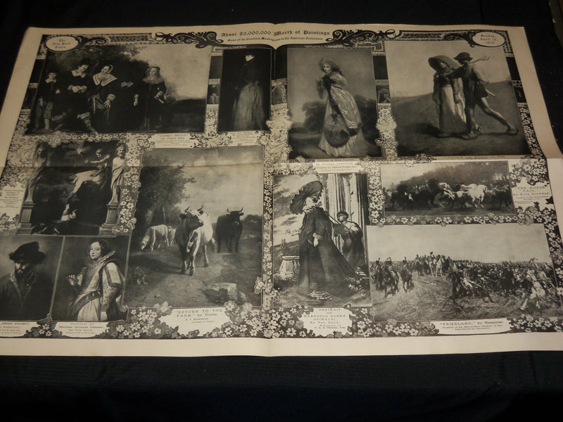 1910 APRIL 10 NEW YORK TIMES PICTURE SECTION - ROOSEVELT & KERMIT - NP 5641