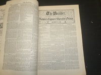 1861 DECEMBER THE BUILDER ARCHITECT MAGAZINE - 4 ISSUES -ILLUSTRATIONS - ST 416Q