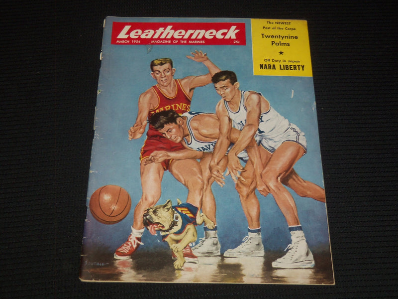 1954 MARCH LEATHERNECK MAGAZINE - NARA LIBERTY COVER - E 16114