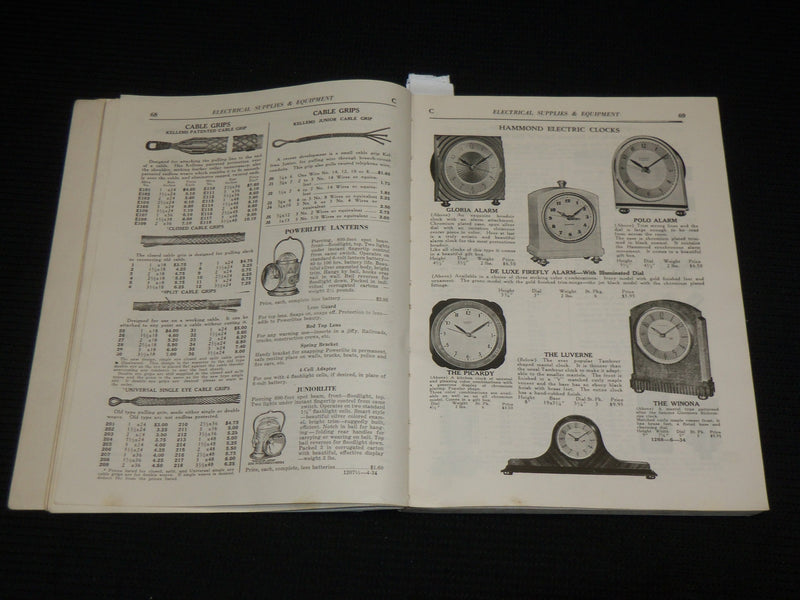 1940'S KOEHLER ELECTRICAL SUPPLY COMPANY CATALOGUE NO. 35 - NEW YORK - KD 4851E