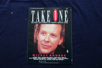 1990 OCTOBER TAKE ONE MAGAZINE - MICKEY ROURKE COVER - E 18792