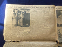1945 APRIL 13 NEW YORK HERALD TRIBUNE NEWSPAPER-PRES ROOSEVELT IS DEAD - NP 6463