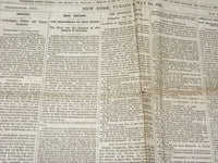 1865 MAY 30 THE EVENING POST NEWSPAPER - JEFF. DAVIS - SURRATT - NP 4956