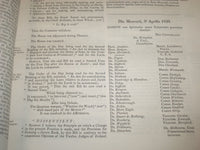 1833 JOURNALS OF THE HOUSE OF LORDS VOLUME NO. 65 - GULIELMI QUARTI - KD 4B