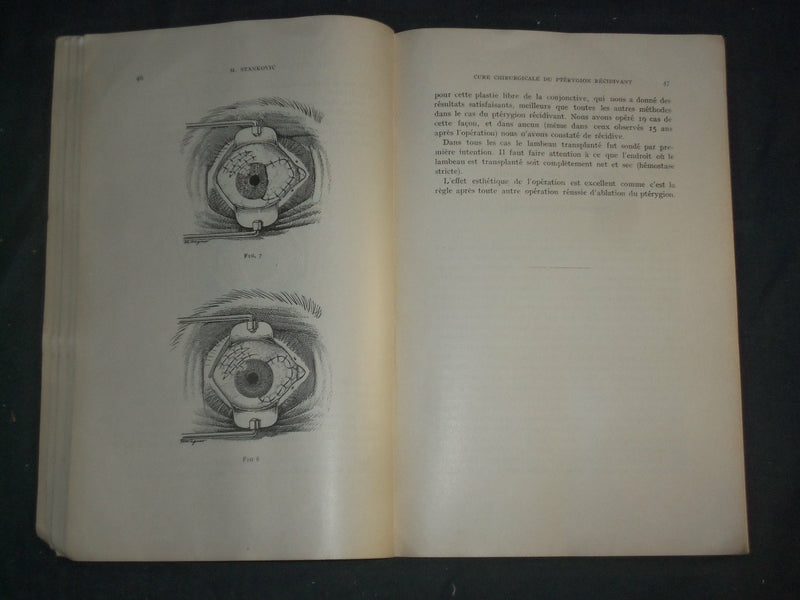 1951-1957 ANNALES D'OCULISTIQUE-LOT OF 63- NICE ARTICLES & PHOTOS-FRENCH-WR 790C
