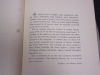 1914 FIRST EDITIONS SET OF MILTON, COLERIDGE, SCRIBNER'S SALE CATALOG - J 5217