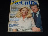 1978 AUGUST MCCALL'S MAGAZINE - JOAN & TED KENNEDY FRONT COVER - E 706