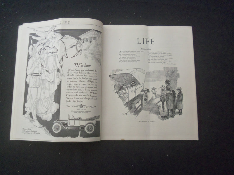 1914 MARCH 19 LIFE MAGAZINE - DEPOSED - L 758Y