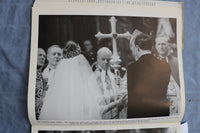 1960 PICTURE BOOK OF PRINCESS MARGARET'S WEDDING HARDCOVER BOOK - KD 9368
