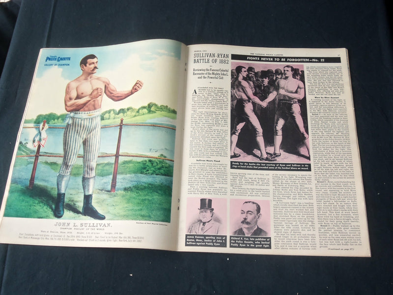 1951 MARCH THE NATIONAL POLICE GAZETTE MAGAZINE - REX LAYNE - B 5648