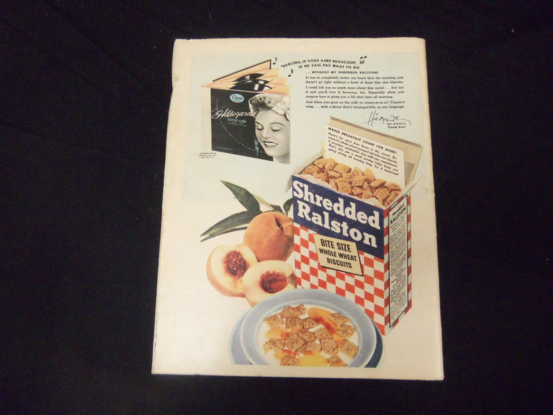1945 AUGUST 7 LOOK MAGAZINE - FRANK BAUMAN - GREAT PHOTOS & ADS - ST 2016
