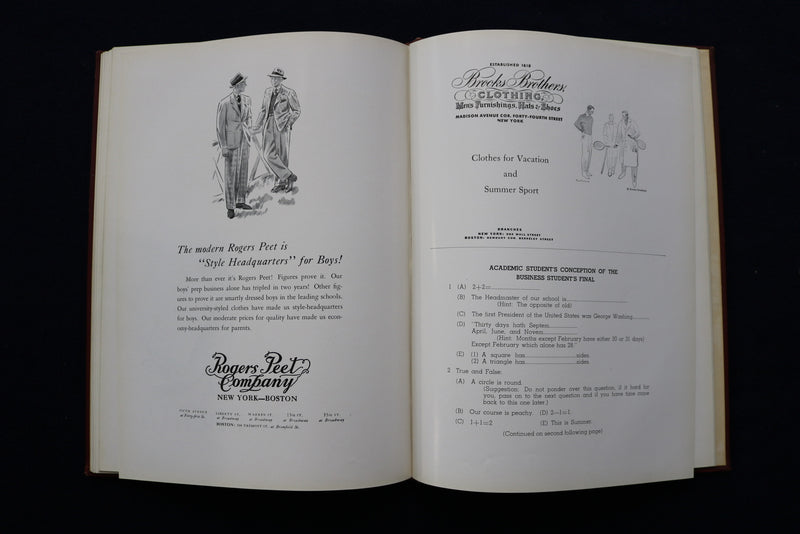 1937 OCTOPUS MONTCLAIR ACADEMY SCHOOL YEARBOOK - MONTCLAIR, NJ - YB 3453